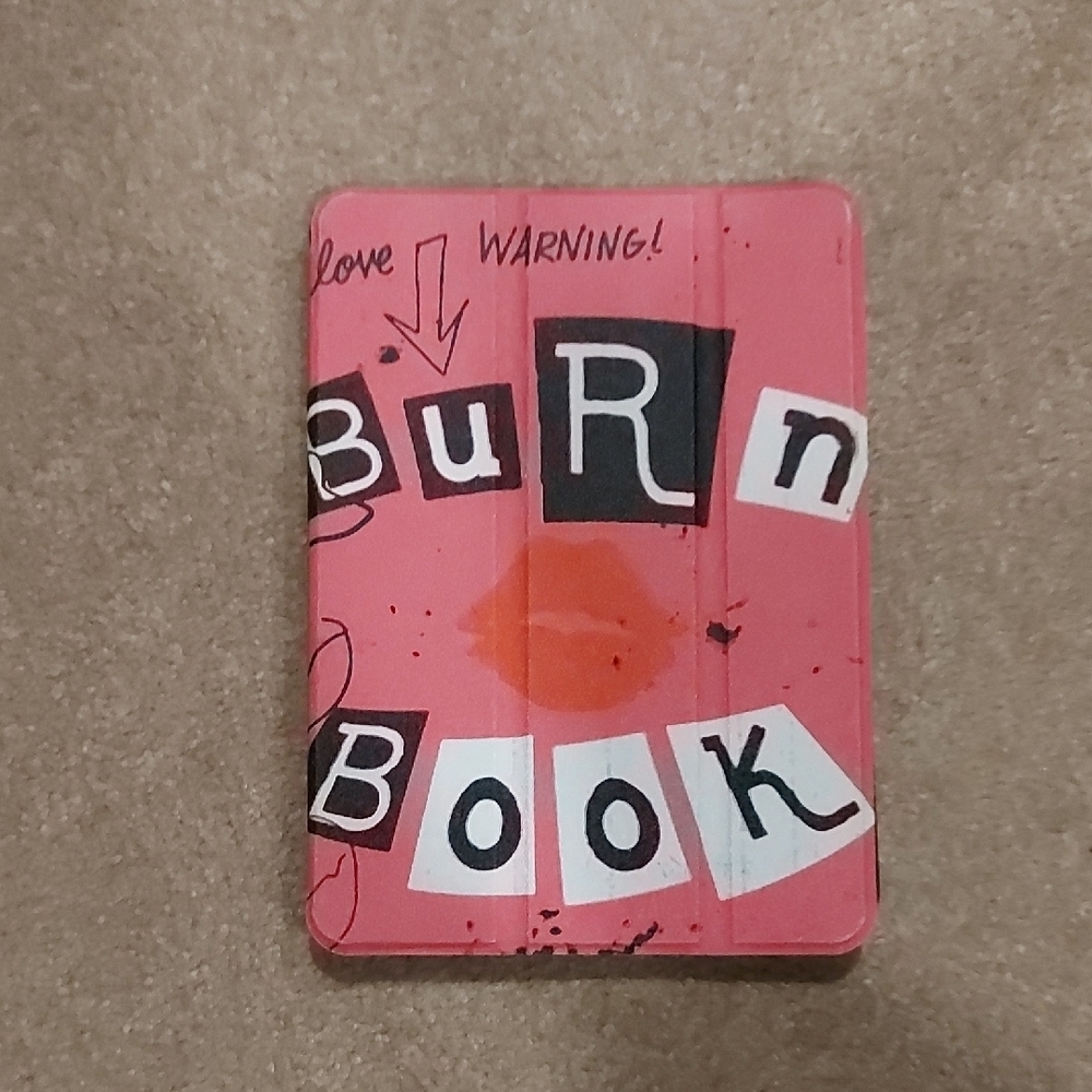 Burn Book Tablet Case - Pink